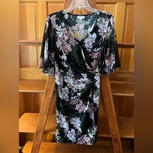 CB Established 1962 Floral Draped Sheath Dress | Size S